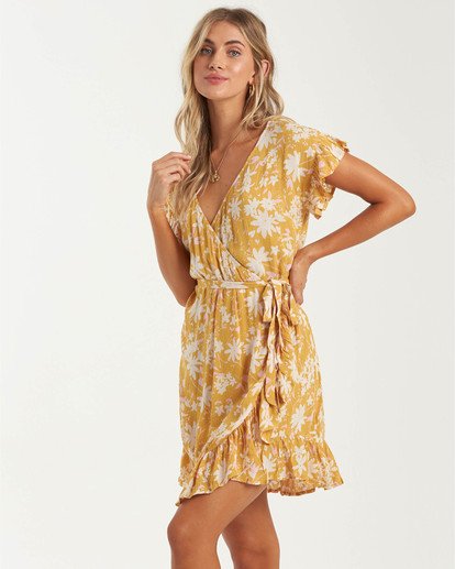 Billabong Wrap and Roll Dress \u003eWomen's Clothing– 88 Gear